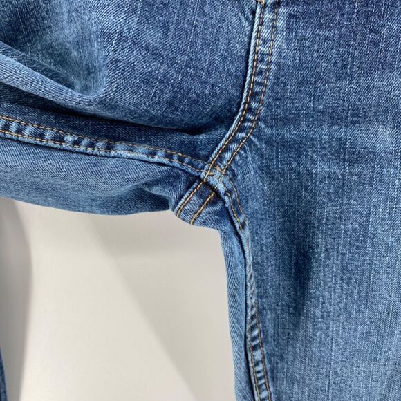 🎁5/$25 Moto Jeans Women 30 Skinny 5 Pocket Blue Denim Full Zip Button Closure - Picture 8 of 16